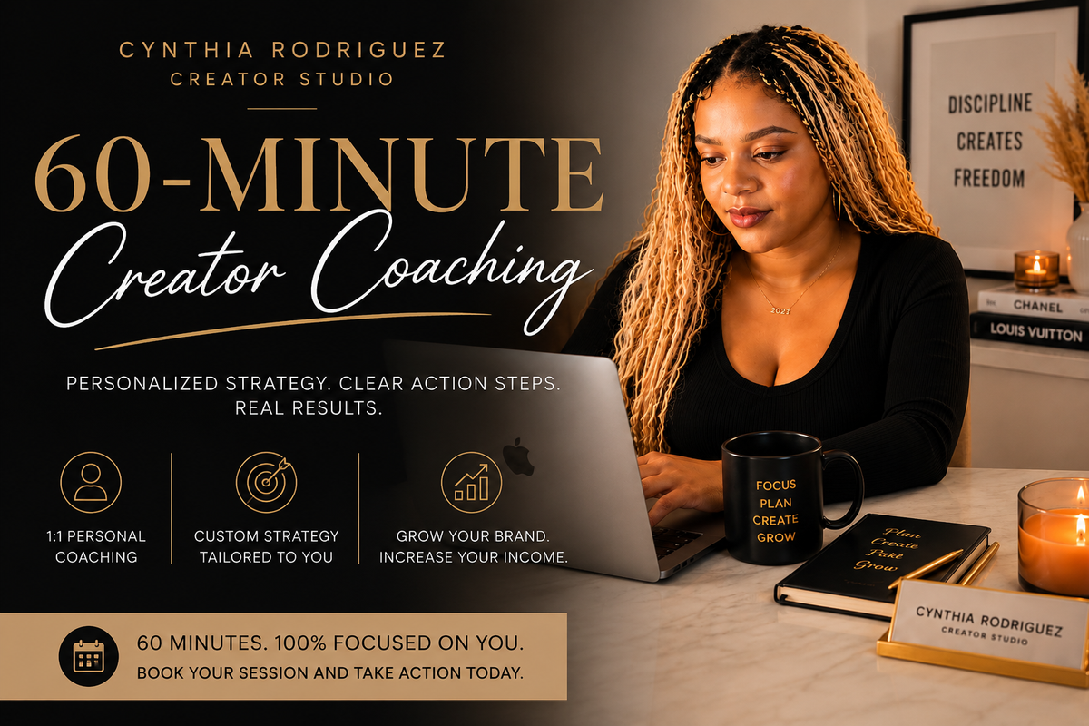 60-Minute Creator Coaching